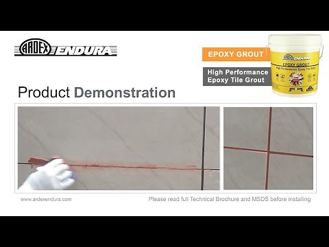 EPOXY GROUT | High Performance Epoxy Tile Grout | Wall Application | Ardex Endura