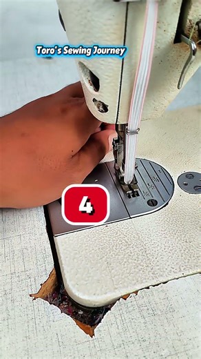 A Step-by-Step Guide to Attaching Elastic with an Industrial Sewing Machine #sewing #sewingtips