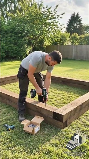 The Most Beautiful Vegetable Garden Build! 😍 #diy #gardenideas #backyardmakeover