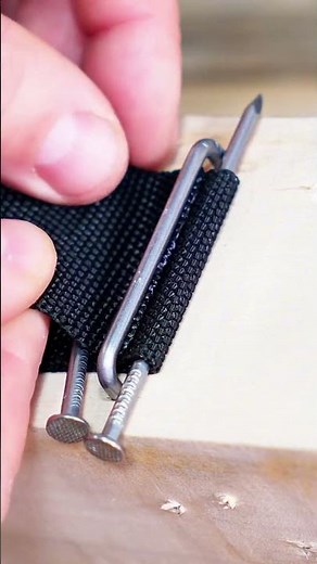 Step-by-Step Guide: Tying a Flat Rope or Webbing Strap #shorts #diy #tip
