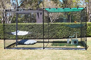 Premium Portable Cat Enclosure Double 3.6m