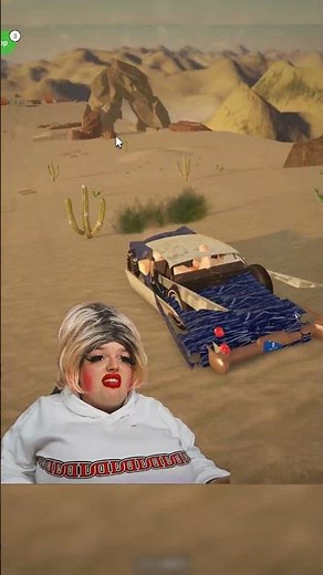 VALORIE DRIVES DOWN A MOUNTAIN... #funny #gaming #twitch #meme #shorts #cars #roblox #police #satire
