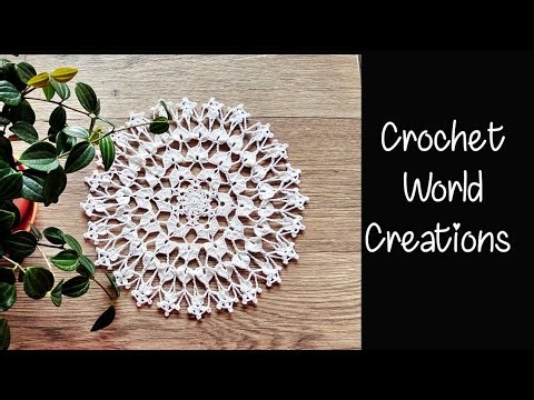 Vintage-Inspired Crochet Doily Tutorial | Step-by-Step Instructions. #crochetworldcreations