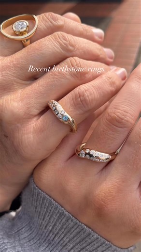 Come in-store or book a zoom appointment with us to design your birthstone ring xx Email admin@ubykate.com | UbyKate