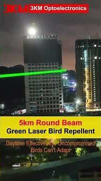Green Laser Bird Repellent Zero Misses & Fully Automated