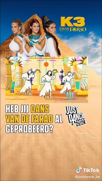 Probeer de dans van de farao van K3 in Just Dance 2021!