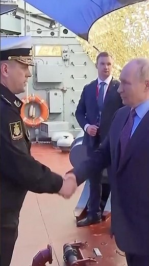 Putin Visits Warship From Russia's Pacific Fleet