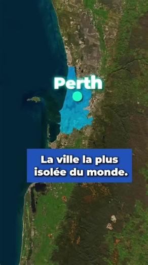 Voici la ville la plus isolée du monde. #pert #australie