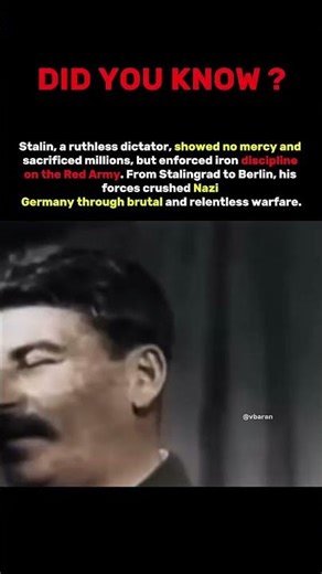 Stalin: The Ruthless Dictator Who Crushed the Nazis #Stalin #WW2 #NaziGermany