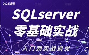 全新录制SQLServer教程 |全网最细致SQLServer零基础到实战到进阶到调优教程（数据库//NET/安装/储存/查询)B0931