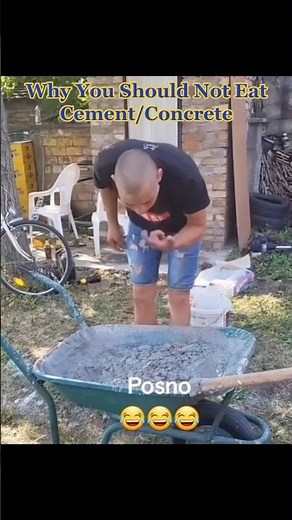 Why You Should Not Eat Cement/Concrete #dangerous