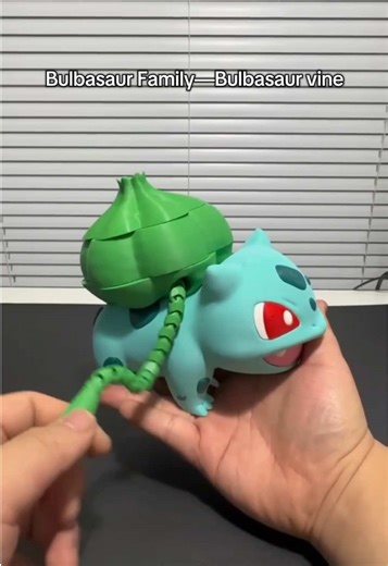 I really like 3D printed Bulbasaur recently!🌱#pokemon #bulbasaur #anime #pikachu #3dprinting