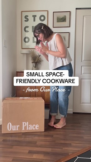 Excited to add the cutest cookware set, the Mini Home Cook Duo, to my collection. Thanks @Our Place! #smallspaceliving #fromourplace #smallspacehacks #bestcookwareset #ourplacepartner #ad