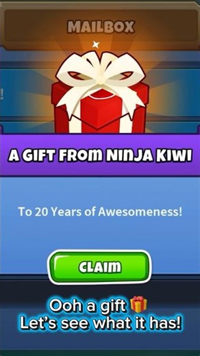 Opening the 20 YEARS ANNIVERSARY Ninja Kiwi gift! #btd6 #bloonstd6 #gaming