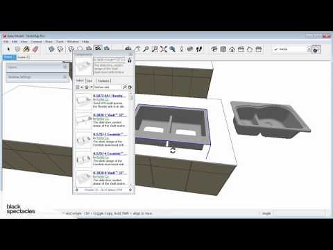 Adding Pre Made Assets Using the 3D Warehouse - SketchUp 2014 Conceptual and Schematic Design