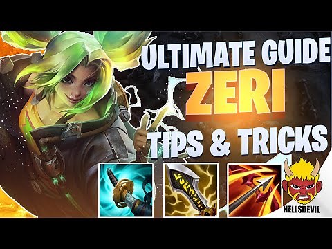 WILD RIFT ULTIMATE ZERI GUIDE | TIPS & TRICKS | Guide & Build