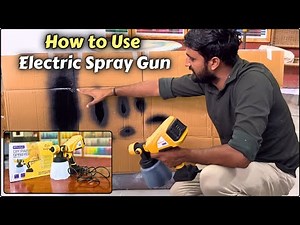 How to Use Electric Paint Sprayer | Asian Paint DIY paint Sprayer | Unboxing | How to Assemble