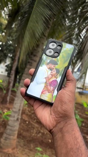 Acrylic Glass phone case with customized photo printed