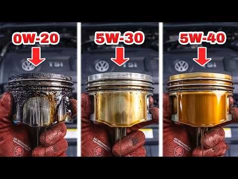 We Tested 0W 20, 5W 30 & 5W 40 In a Volkswagen ENGINE — One Clear Winner