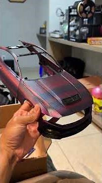 I printed a remote-controlled Mustang on a 3D printer! #viral