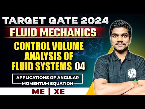 Applications of Angular momentum | Control Volume Analysis 04 | Fluid Mechanics | GATE 2024