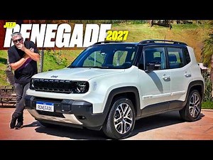 Novo Jeep Renegade 2027 - HÍBRIDO? POR R$ 129.990? QUAIS VERSÕES? O QUE MUDA? TRAZ 4x4? EU CONTO!