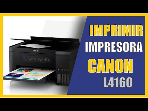 Como ESCANEAR en una IMPRESORA EPSON L4160