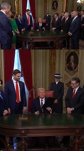 23K views · 253 reactions | WATCH: President Trump signing his first executive orders during the Signing Ceremony in the President's Room at the Capitol. FULL STORY: https://bit.ly/3C7i0oq | KATV Channel 7 | Facebook
