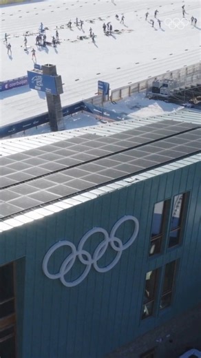 It's a winter wonderland! ❄️ Take a look around Tesero, the host of cross-country skiing at #MilanoCortina2026. ⛷️ 📽️ @dolomitimediahouse | Olympics