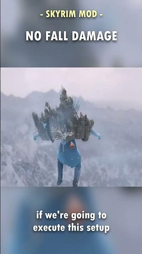 You can FINALLY Jump Off Anything in Skyrim! 🏔️