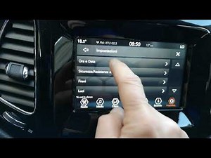 How to change the time and date of a Jeep Compass - Jeep Compass (552, MK 2)