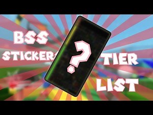 Ranking ALL the STICKERS in BSS