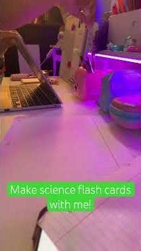 Make science flash cards with me!
