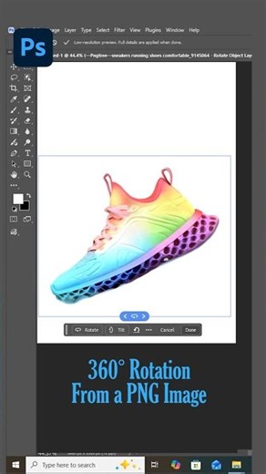 Photoshop New Update : 360° rotation in Adobe Photoshop