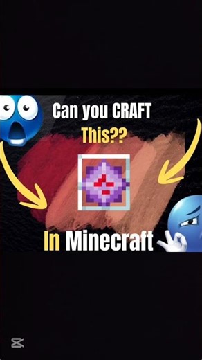 Crafting 102!(End Crystal)#minecraft #shorts #minecraftshorts