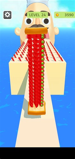 Sandwich Runner Level 24 Gameplay #shorts #mobile #games ☠️🌶