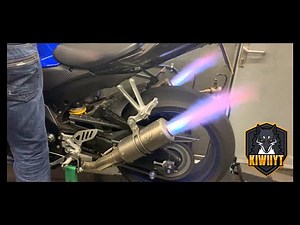 Dynorun with my GSXR1000 k8 with Quickshifter, Pops, Bangs 🔊 , Flames 🔥 and 🚀 Launch control