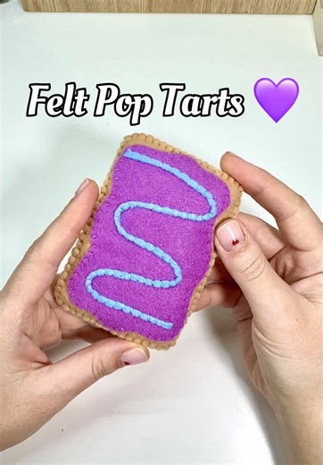 DIY Wild Berry Felt Pop Tart in 20 Seconds