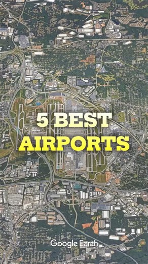 5 Best Airports in the U.S. #airport #ranking #flying #travel #usa #fyp | Real Estate of Stars