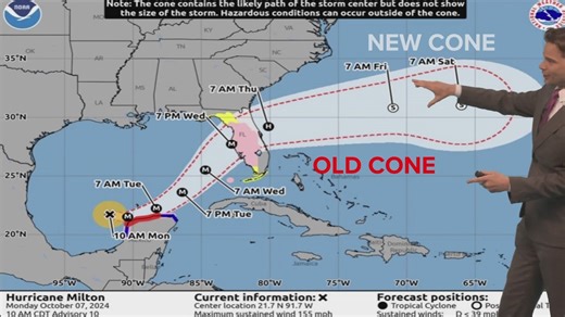 The National Hurricane Center unveiled a new hurricane cone design for this year. Here's what to know