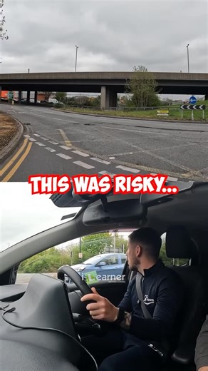 1.9K views · 224 reactions | This was a risky move… here’s why #drivingtesttips #automatic #driving #sidcup #drivingtest #roundabouts #drivinglesson #drivinginstructor #ilearner | I-Learner Driving School | Facebook