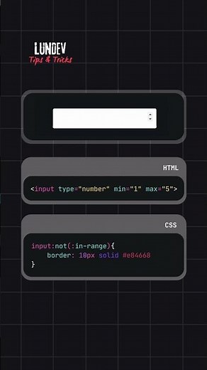 CSS Only - Check Value in Number #code #developer #html #css #webdevelopment