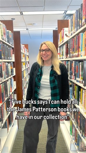 The Community Library on Instagram: "We tried our best. #jamespatterson #funnylibrary #librariesofinstagram #loveyourlibrary #communitylibrarysunbury"