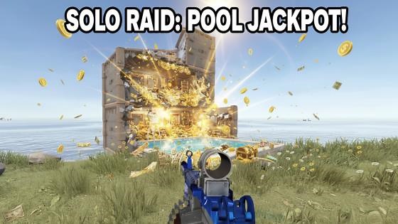 Epic solo raid on the swimming pool meme jackpot