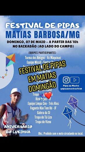 Festival de Pipa em Matias Barbosa Domingao 😍🪁❤️ #pipa #festivaldepipa #viral