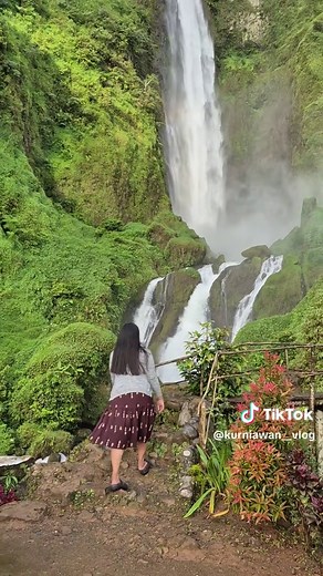 Beautiful Waterfall at Gunung Wugong