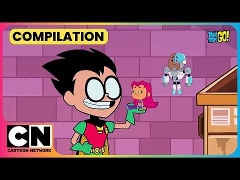 Robin’s Ultimate Titans Collection!🦸‍♂️✨| Teen Titans Go👊| Cartoon Kids | ‪@cnindia‬​