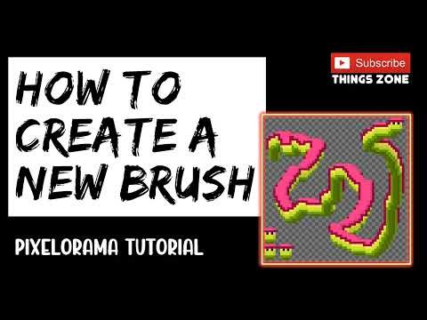Pixelorama Tutorial/How to create a new brush. Como crear un nuevo pincel/Pixel Art