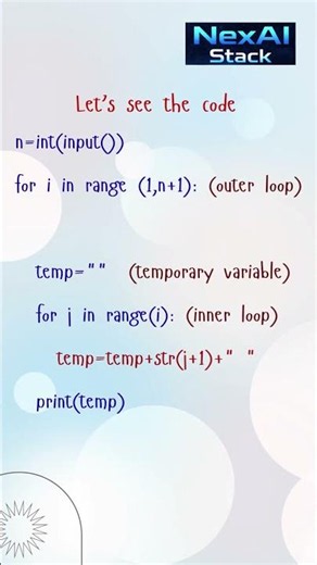 Python Interview Question: Pyramid program in Python