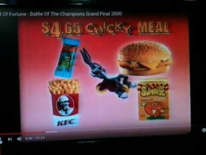 KFC Looney Tunes Chicki Meal Australian TV Commercial 2000